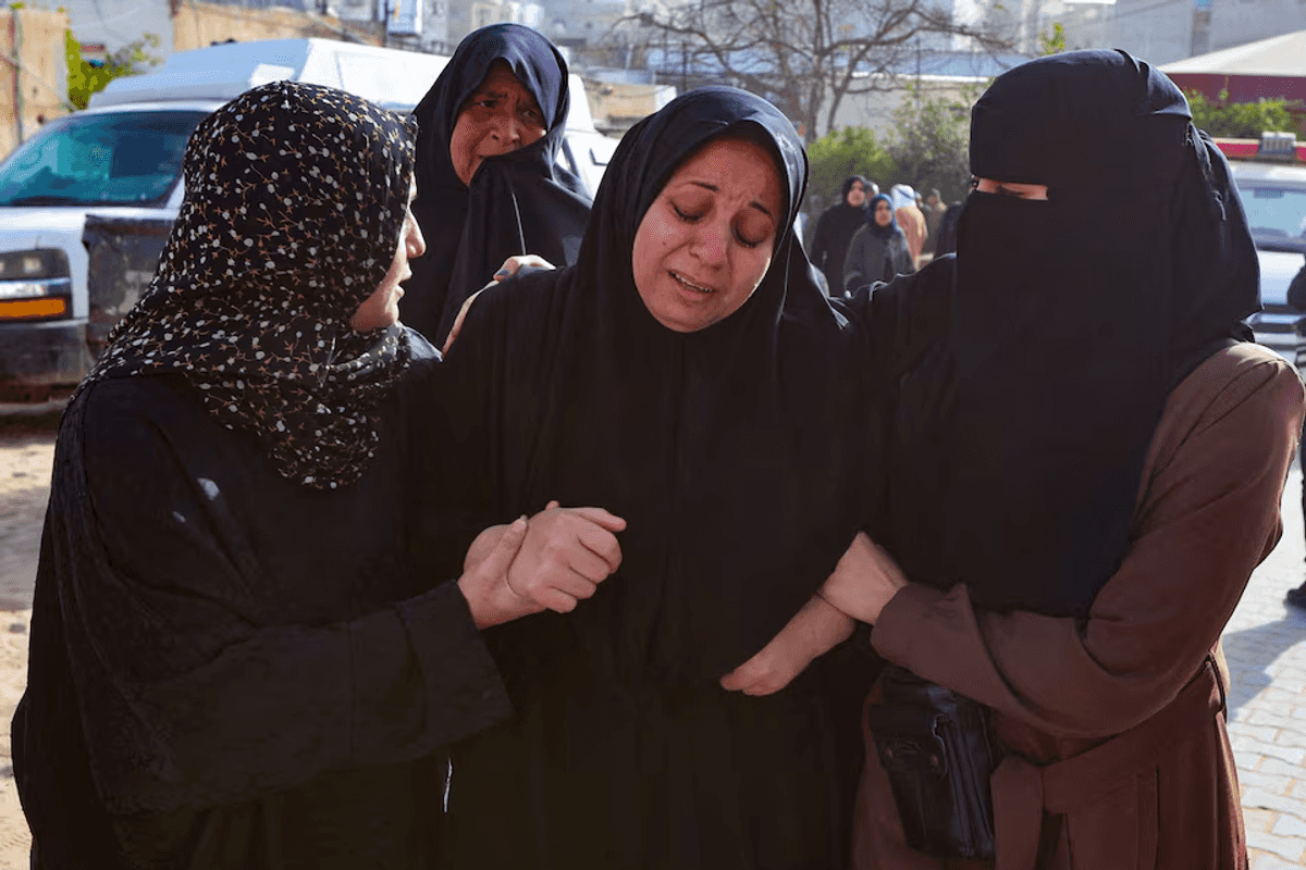 Israeli airstrikes kill 9 in Gaza, including tent camp, Palestinian officials say