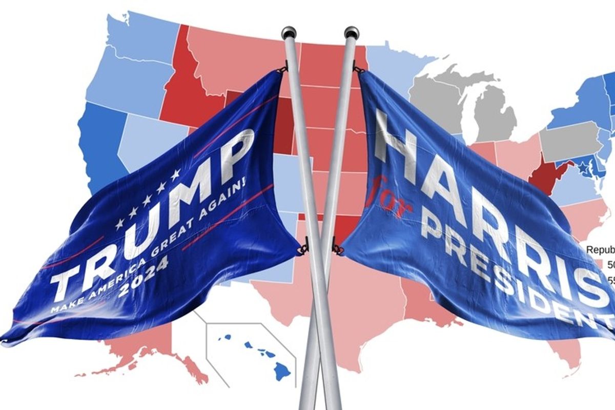 Most voters in presidential election say US democracy is under threat, exit polls show