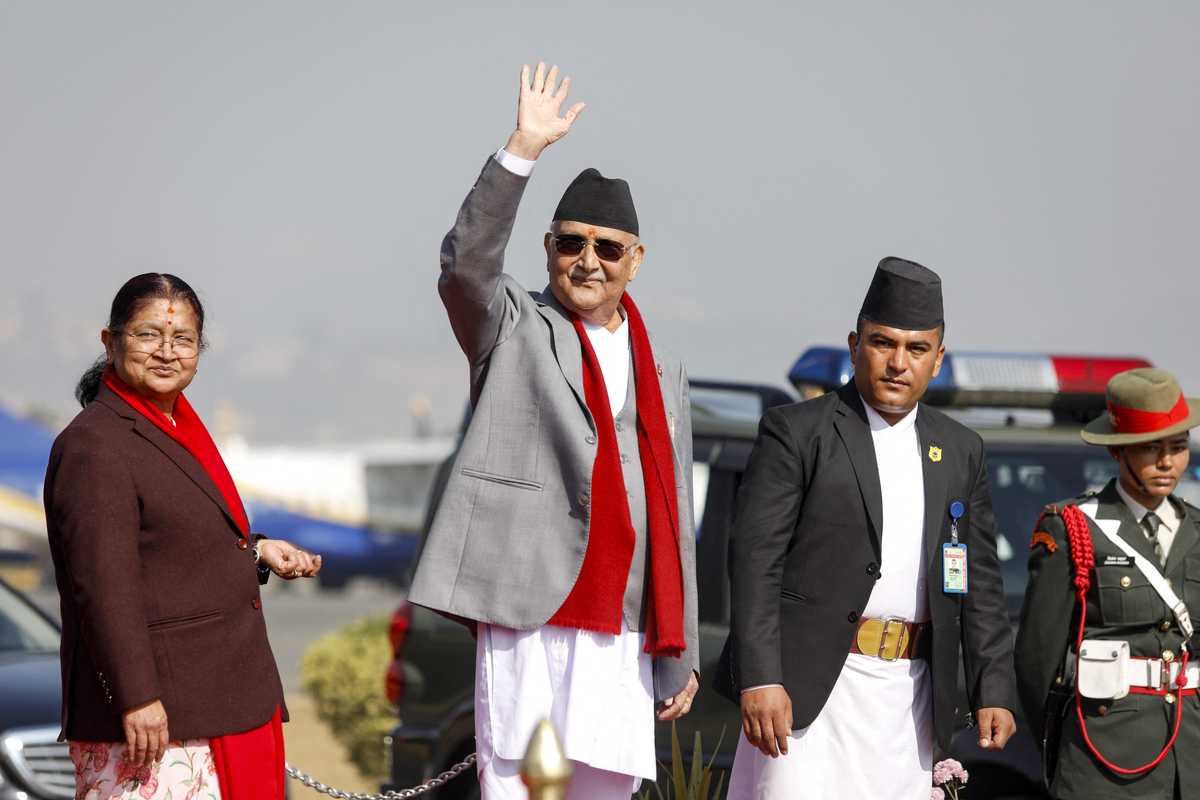 Nepal PM departs for China visit, breaking with India tradition