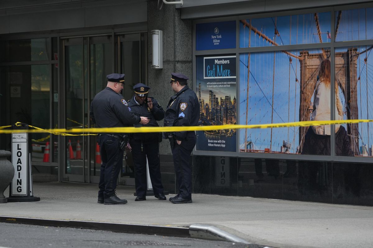 Top executive shot dead outside New York hotel