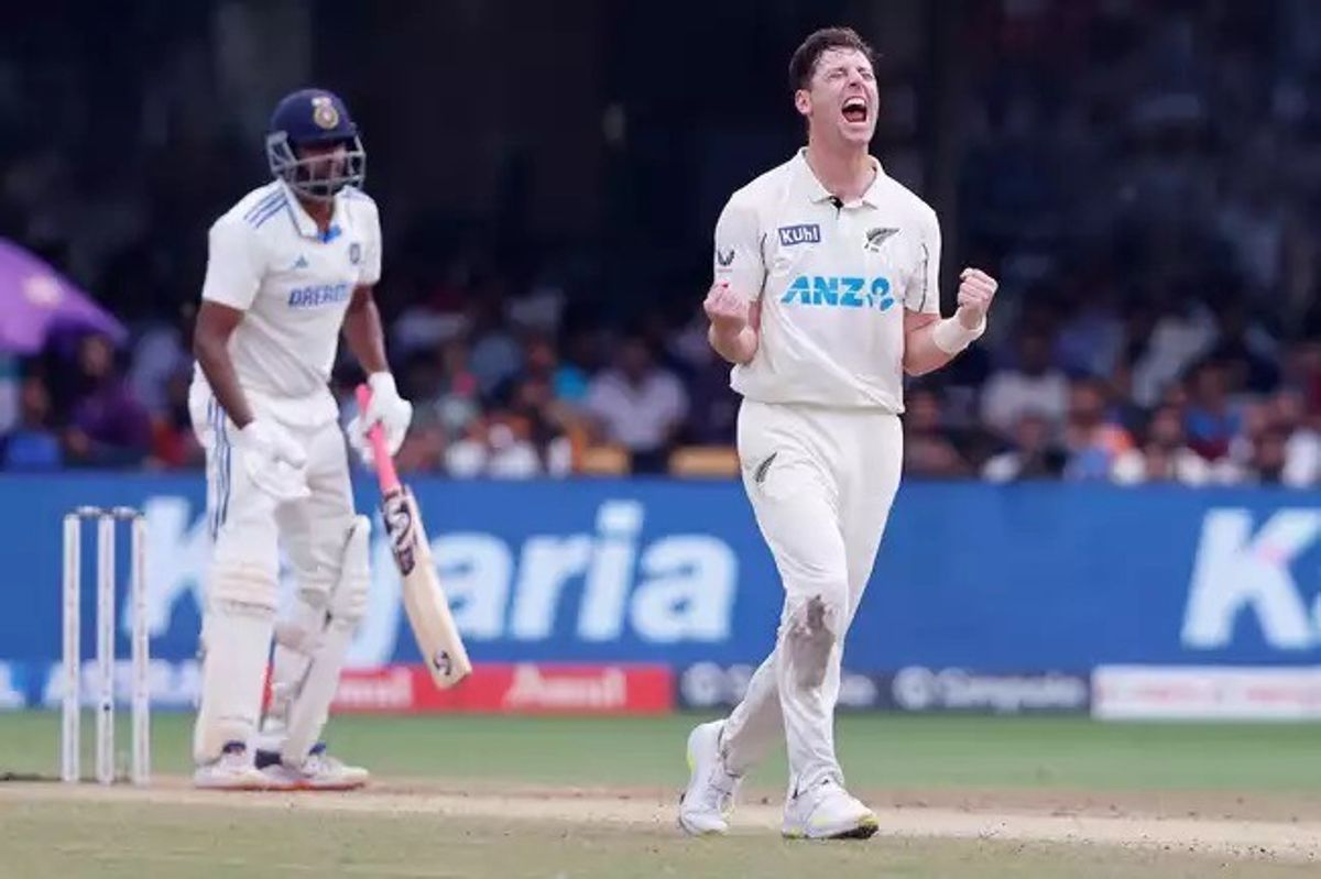 New Zealand record first Test win in India in 36 years