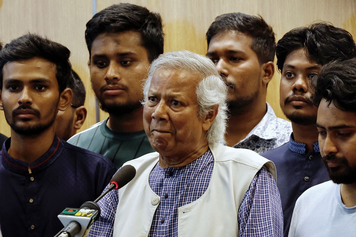 Bangladesh ex-PM should 'keep quiet' until trial: Yunus