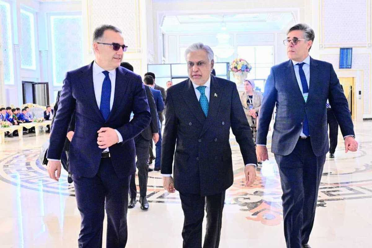 Ishaq Dar arrives in Tajikistan to lead Pakistan at SCO meeting