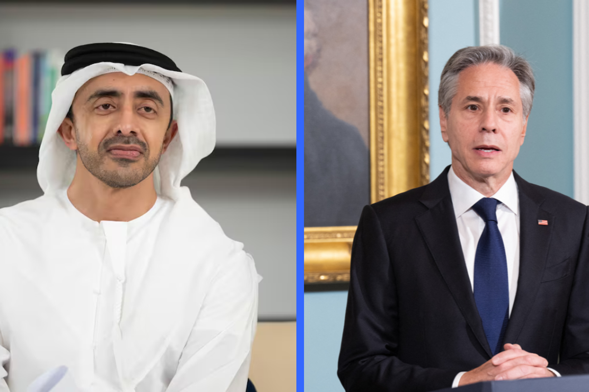 Abdullah Bin Zayed, Blinken discuss ceasefire, aid response in Gaza