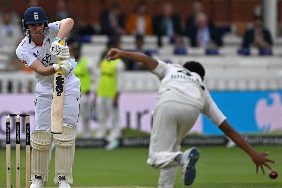 Dan Lawrence fifty strengthens England’s grip over Pakistan in rain-hit Lord’s Test