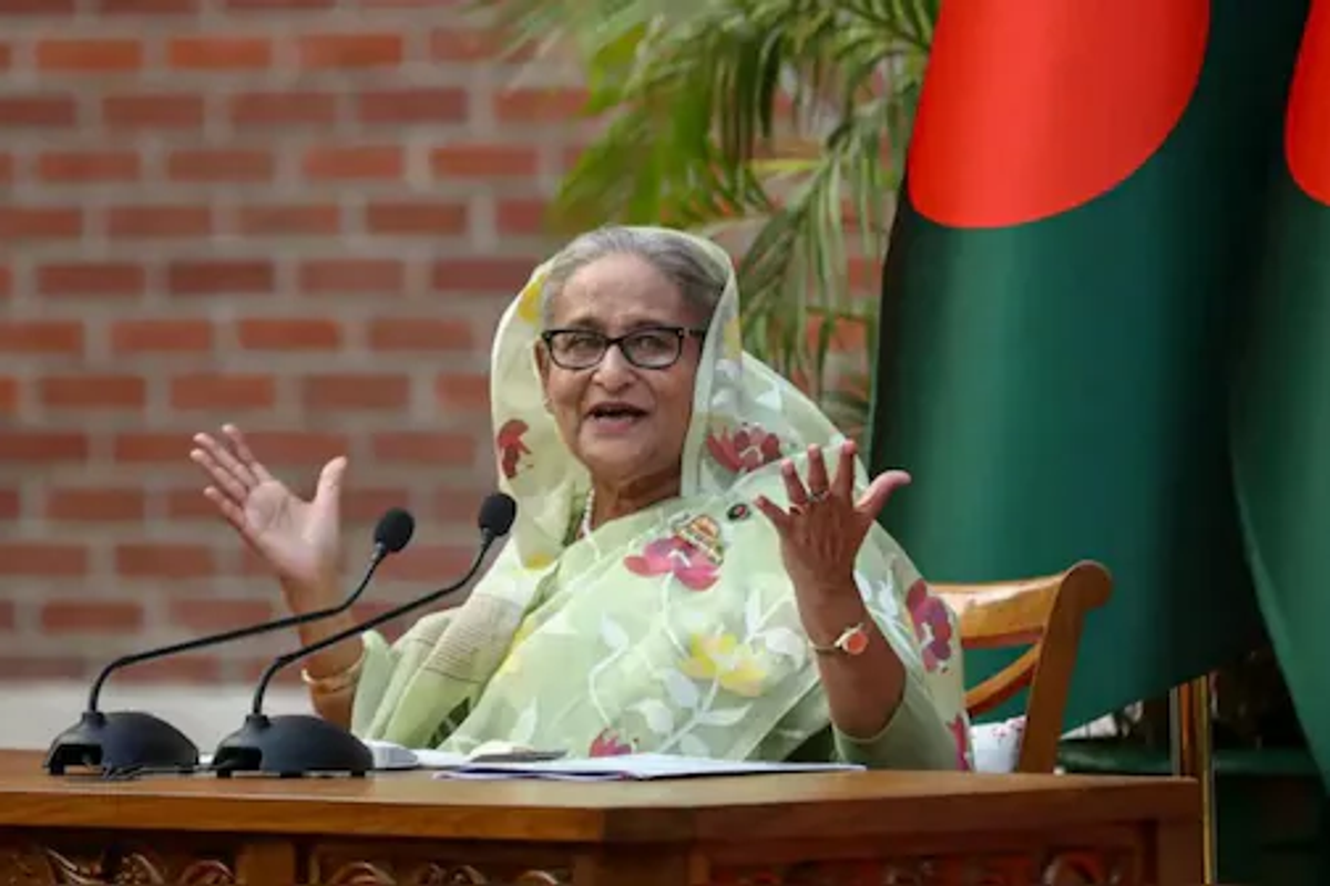 Bangladesh launches probe after effigy resembling ex-leader Hasina burnt