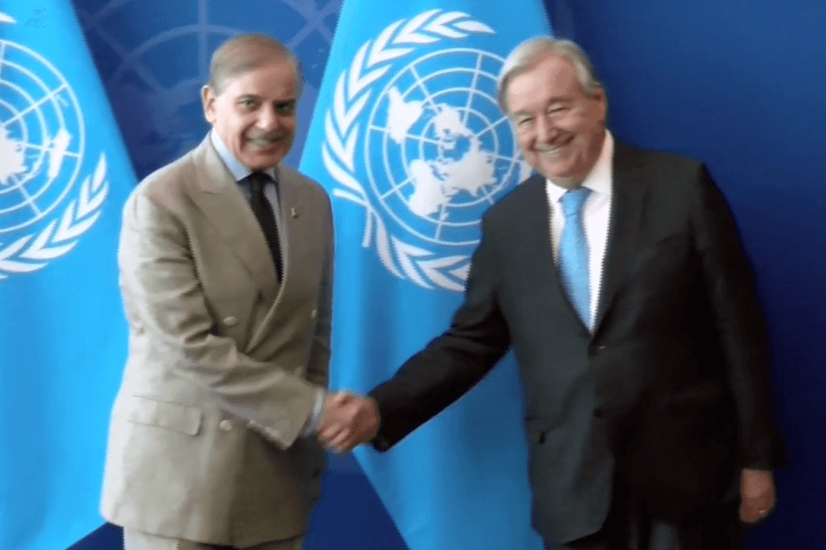 Pakistan’s Sharif urges more climate finance in talks with UN chief