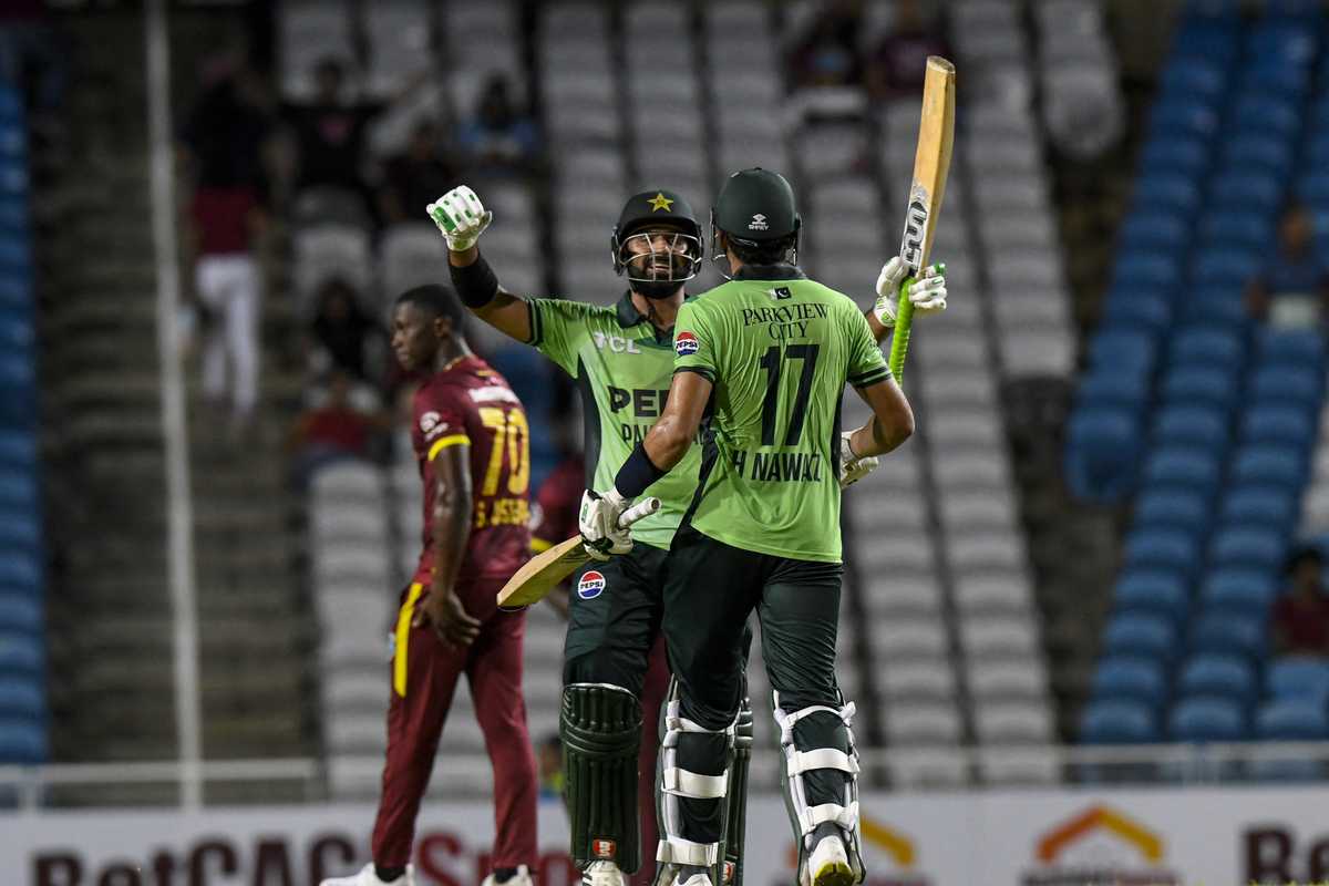 Nawaz sparks Pakistan to five-wicket ODI win over West Indies