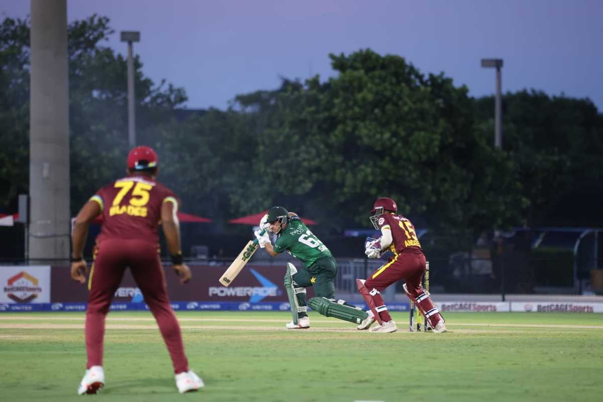 Saim stars as Pakistan beat West Indies in T20I series opener