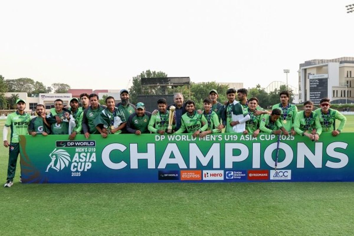 Pakistan U19 clinch Asia Cup title after Sameer Minhas masterclass versus India