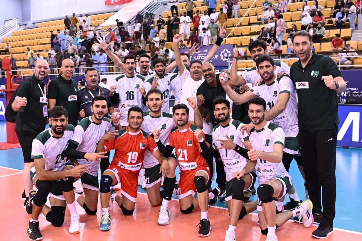 Pakistan stuns defending champions Qatar to qualify for final of AVC Nations Cup