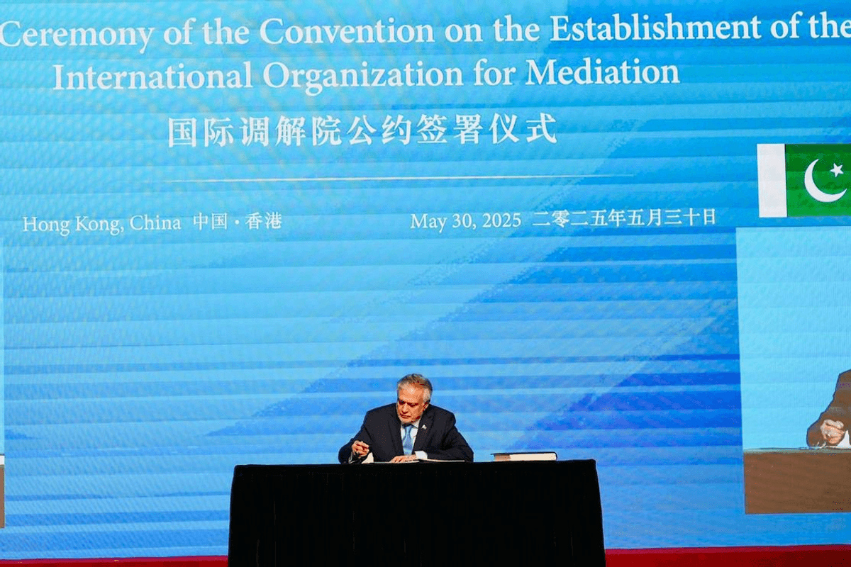 Pakistan joins China-led global mediation body as founding member