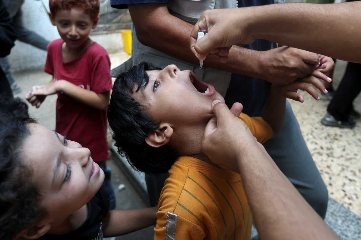UAE aid boosts polio vaccination for over 187,000 children in Gaza