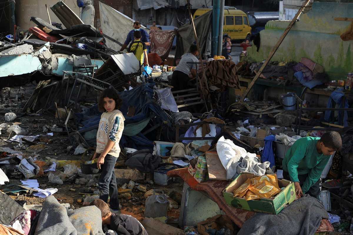 Gaza rescuers say 52 killed in Israeli strikes, including 33 in a school