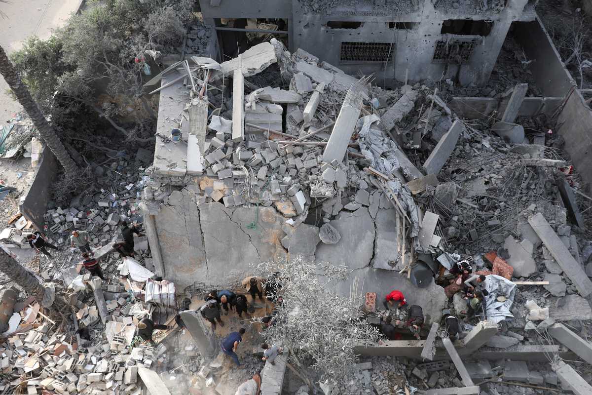 Gaza rescuers say Israeli strikes kill at least 12