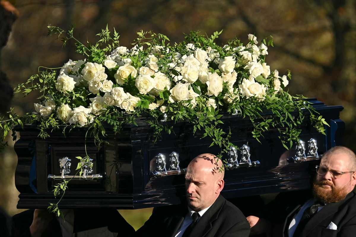 One Direction stars attend Liam Payne's funeral in UK