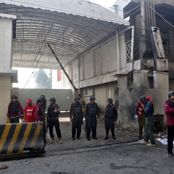 Suicide attack on paramilitary headquarters in Pakistan’s Peshawar kills three personnel