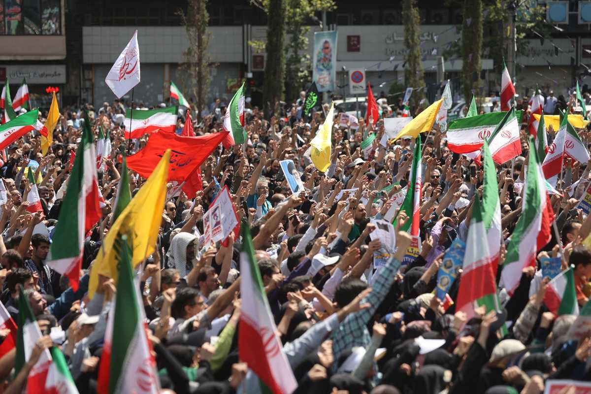 Thousands protest in Tehran and the region against Israel