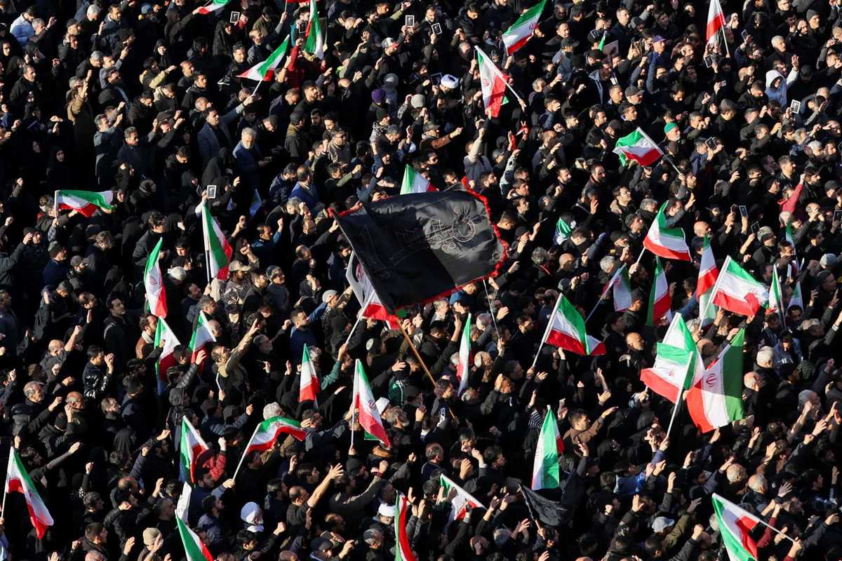 Huge crowds gather in Tehran as Khamenei funeral ceremonies begin