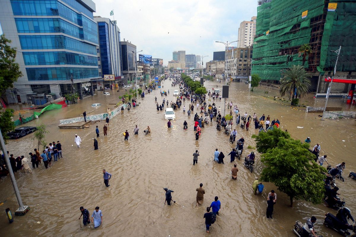 Two killed as rain lashes Pakistan's largest city