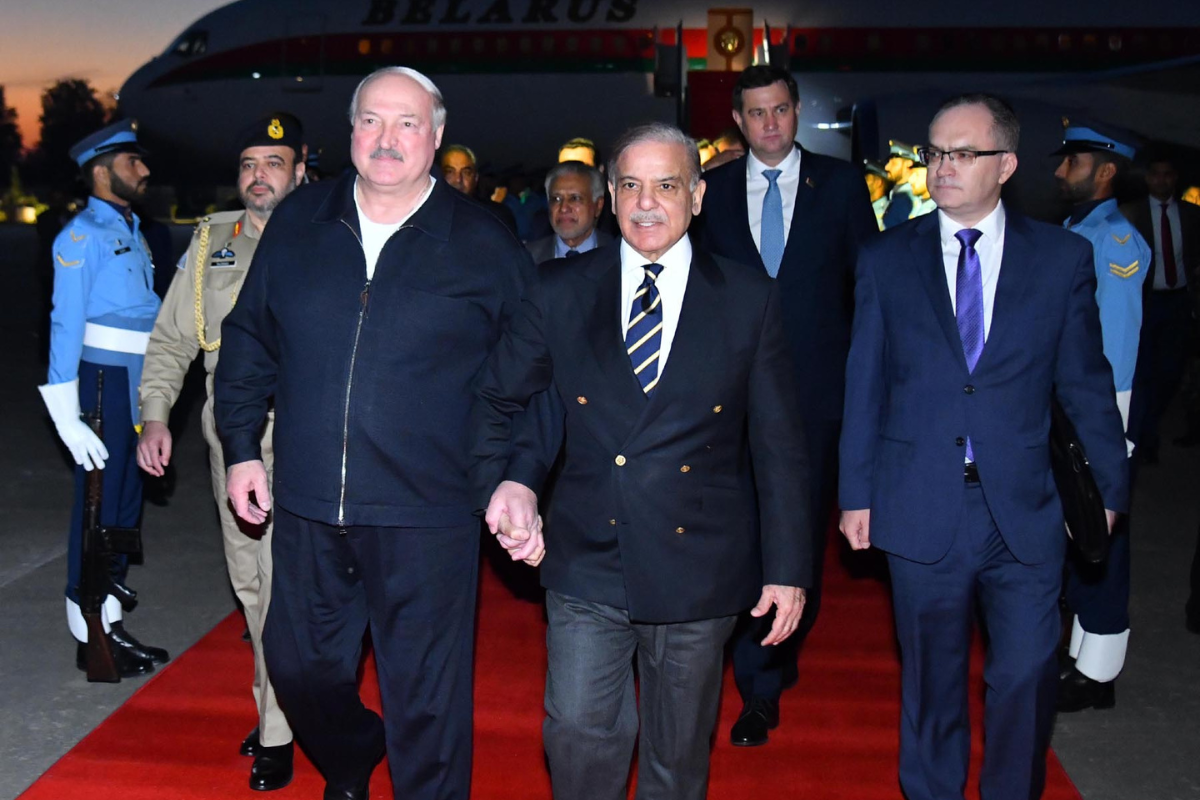 Belarus President Lukashenko arrives in Pakistan on three-day visit