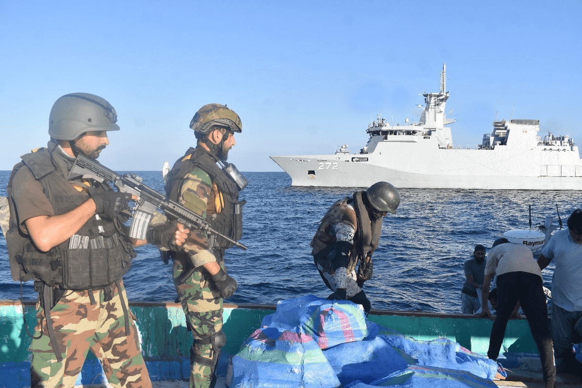 Pakistan Navy seizes $130M of drugs in major Arabian Sea operation