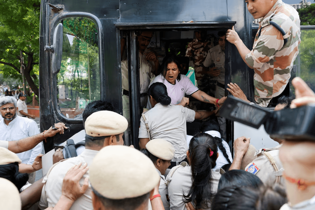 India's Cockroach Janta Party and student groups protest, demand poll chief's resignation
