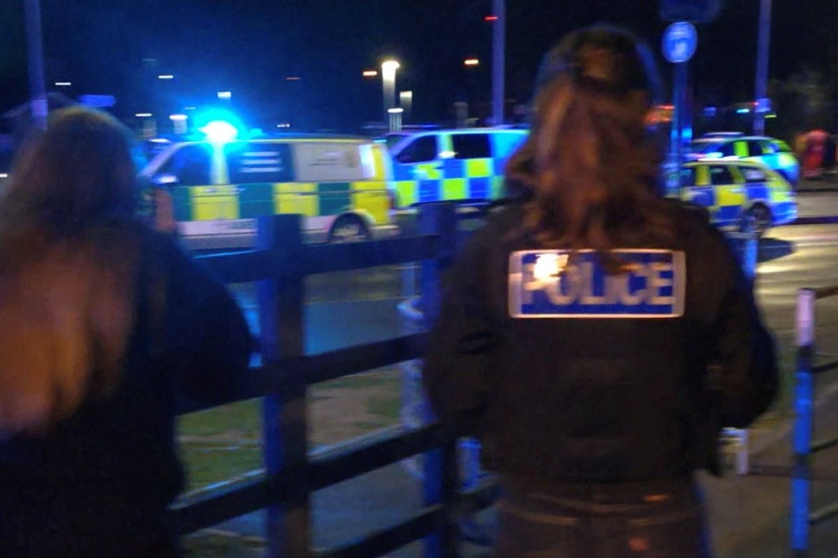 UK train stabbings injure nine, police arrest two suspects