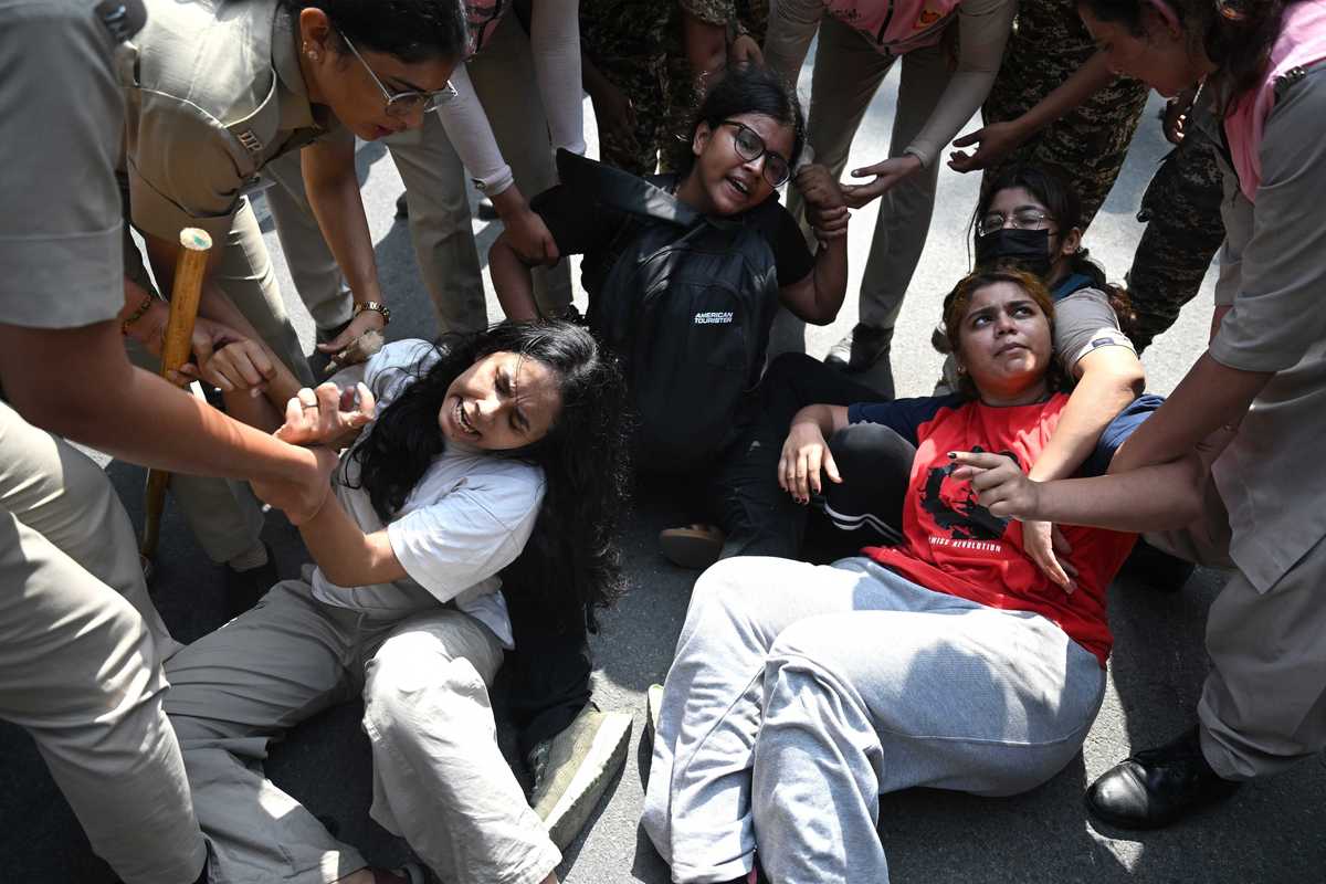 Indian police detain 'Cockroach' movement leaders and thousands of protesters in Delhi security crackdown