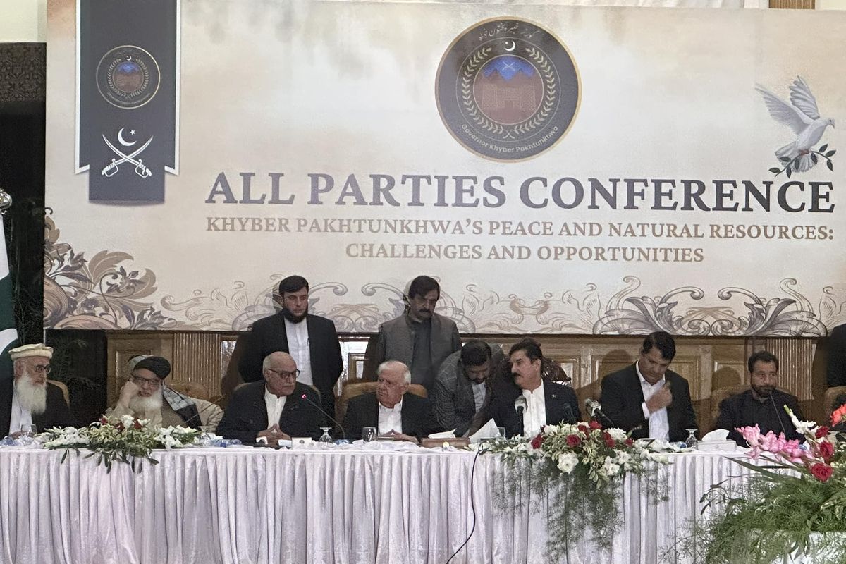 Pakistan's multi-party moot calls for action on terrorism crisis in northwestern province