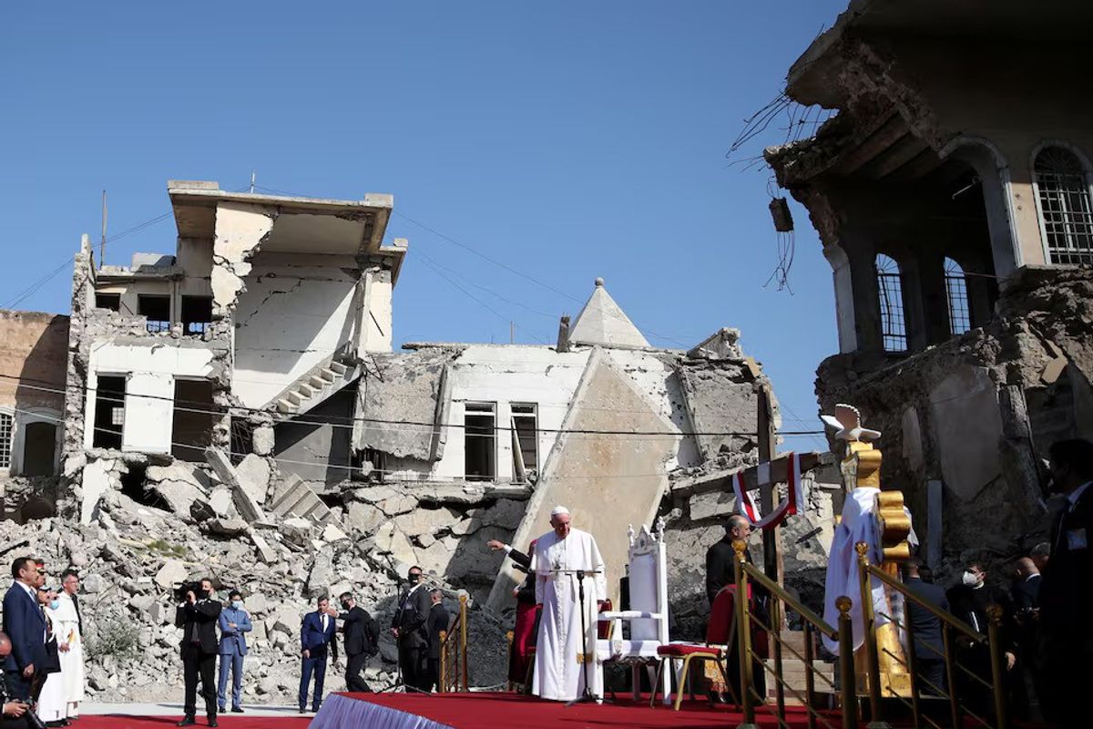 Pope reveals he was target of suicide bomb attempt during 2021 Iraq visit