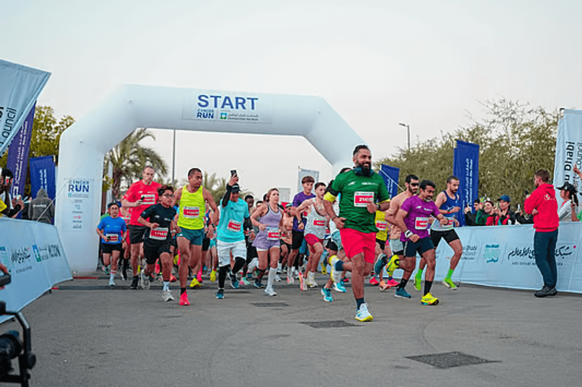 Abu Dhabi Cancer Run draws participants from 71 nations, sets world record