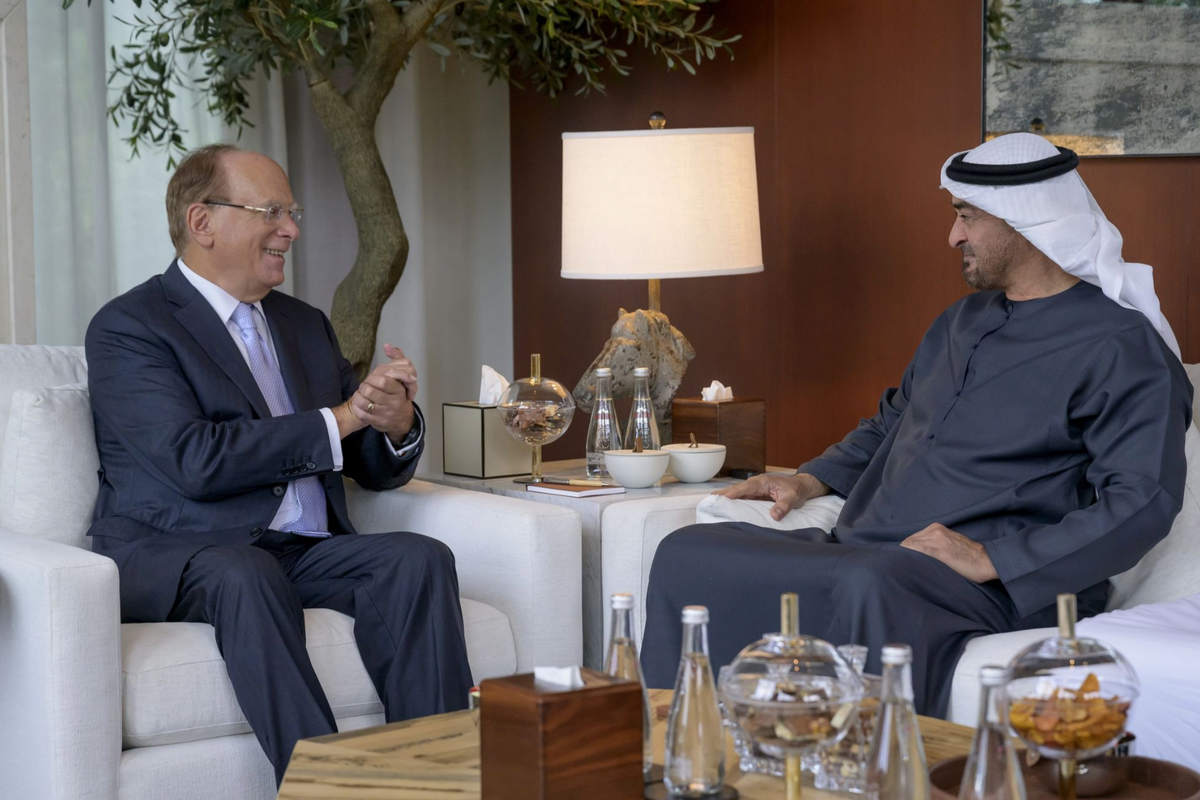 UAE president discusses technology advancements with Microsoft, BlackRock, Nvidia executives