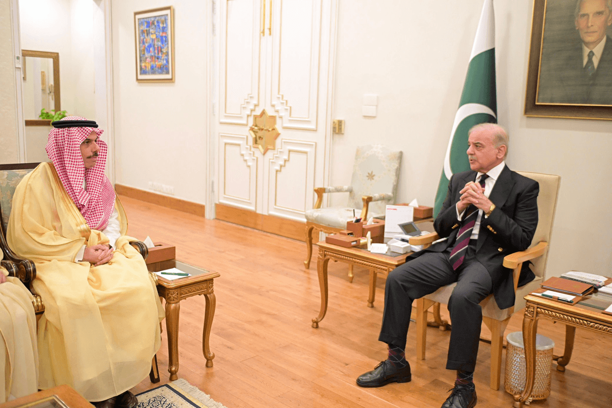 Pakistan stands firmly with Saudi Arabia, PM tells Saudi FM