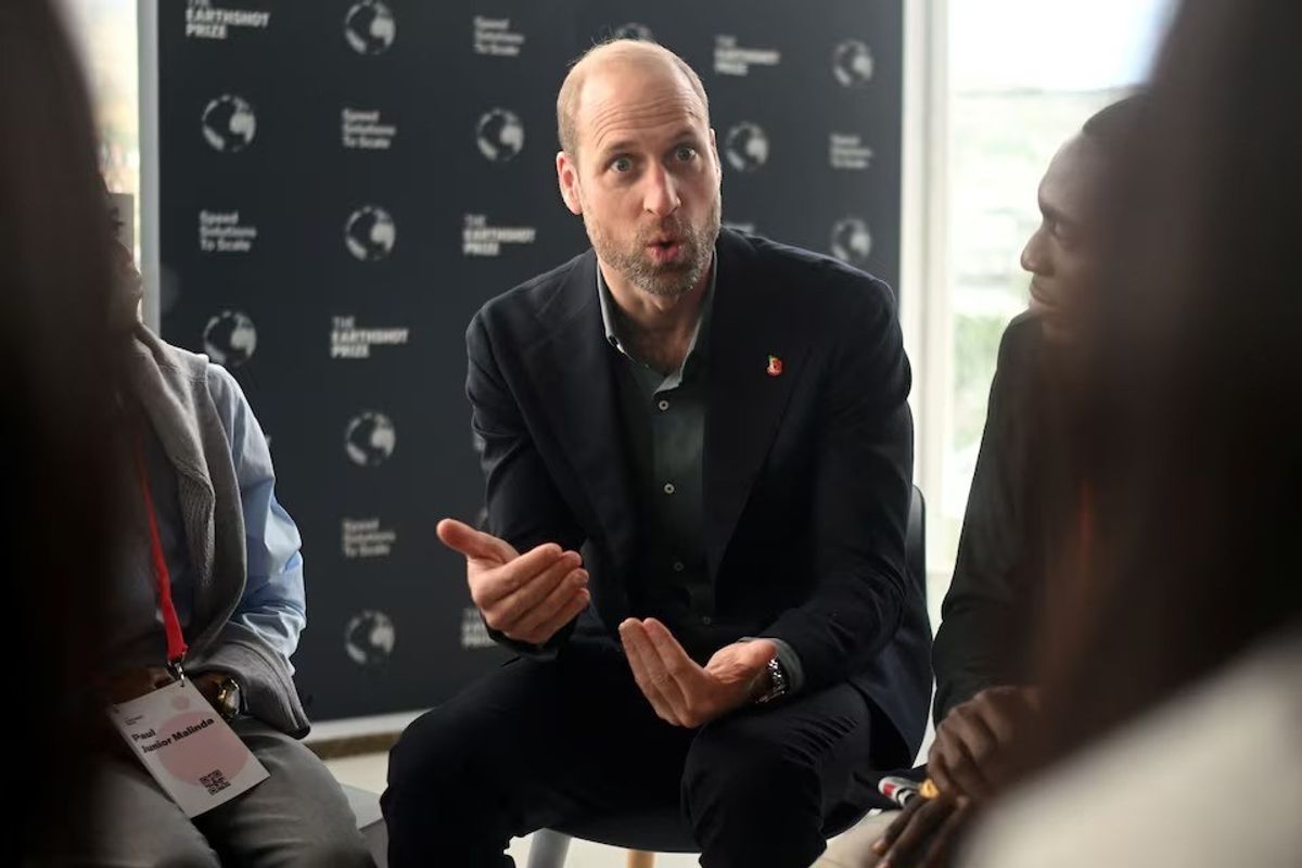UK's Prince William arrives in South Africa for climate-focused trip