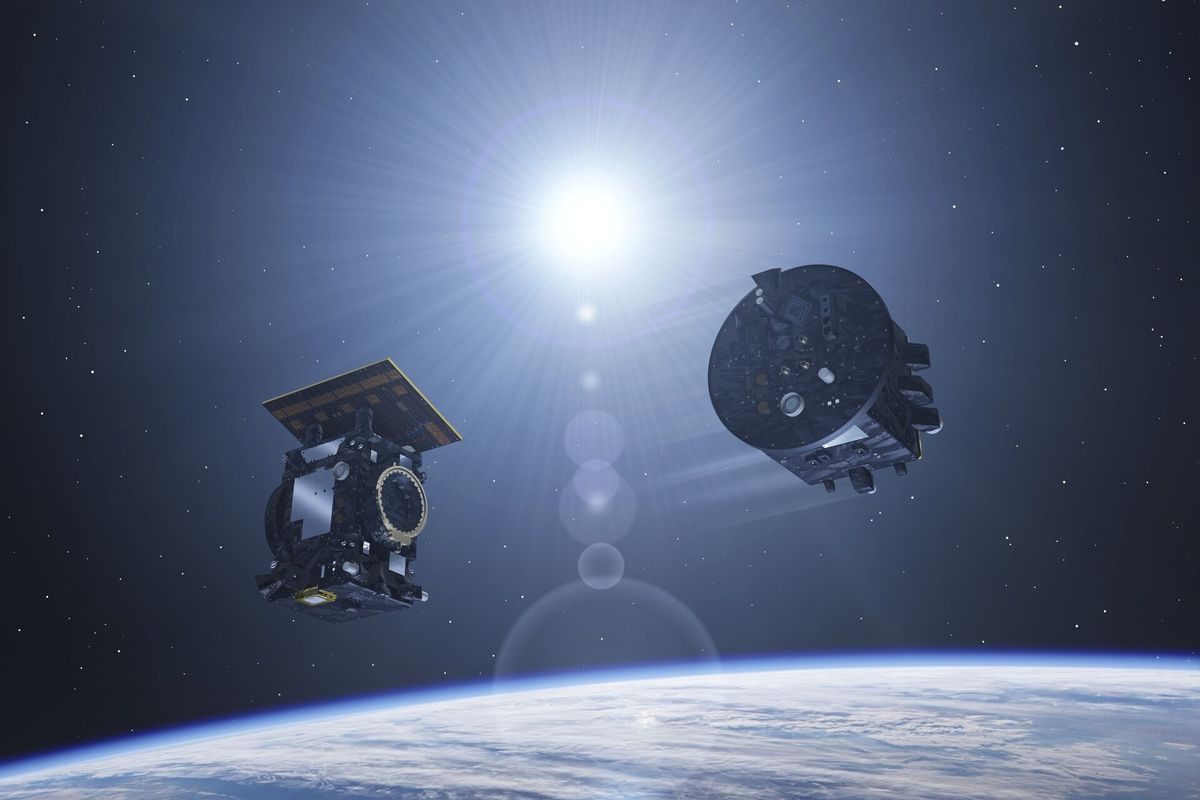 India launches European 'artificial eclipse' satellites