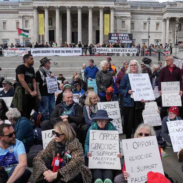 Police say over 500 arrested at pro-Palestinian rally in London