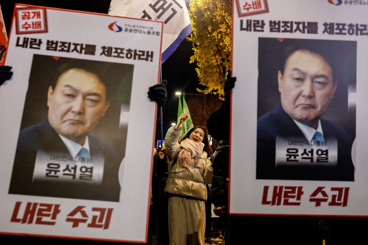 South Korea's Yoon must be suspended as soon as possible, ruling party leader says