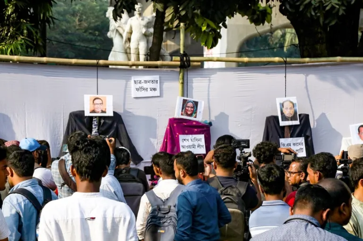 Huge Bangladesh rally warns ousted PM's allies plotting return