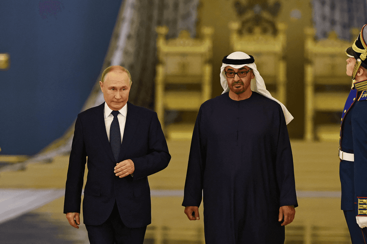 UAE president arrives in Moscow on official visit