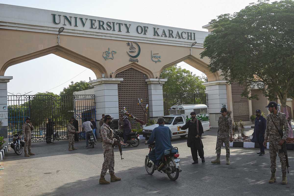 Pakistani paramilitary officer suspended after clash with Karachi University professor