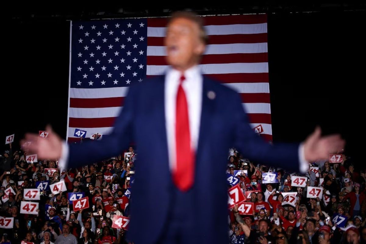 Trump unbound as US presidential race nears its end
