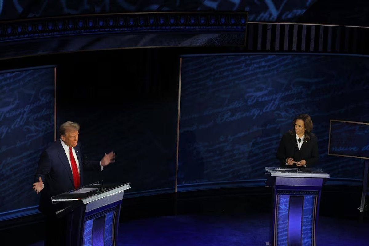 Harris puts Trump on defensive in fiery US presidential debate