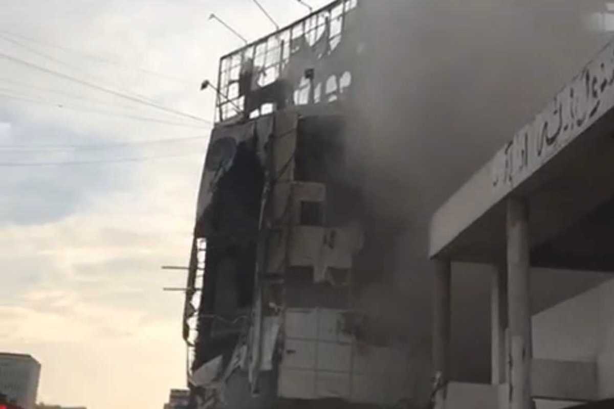 Fire erupts again at Karachi’s Gul Plaza