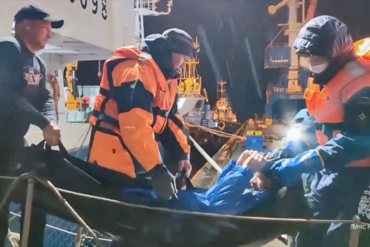 Rescued Russian man was lost at sea for 2 months on inflatable boat