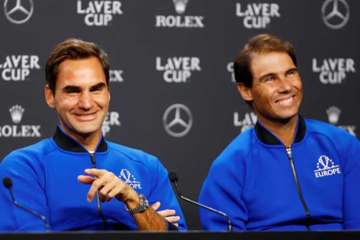 Federer pens tribute to retiring Nadal