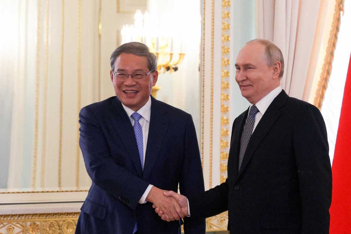 China and Russia condemn 'destructive external interference' in Eurasia during Li Qiang's visit
