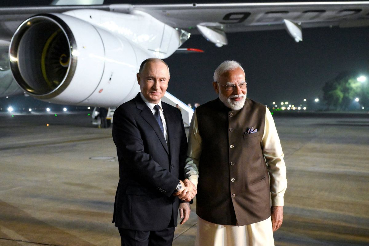 Russia's Putin arrives in India for summit talks with PM Modi