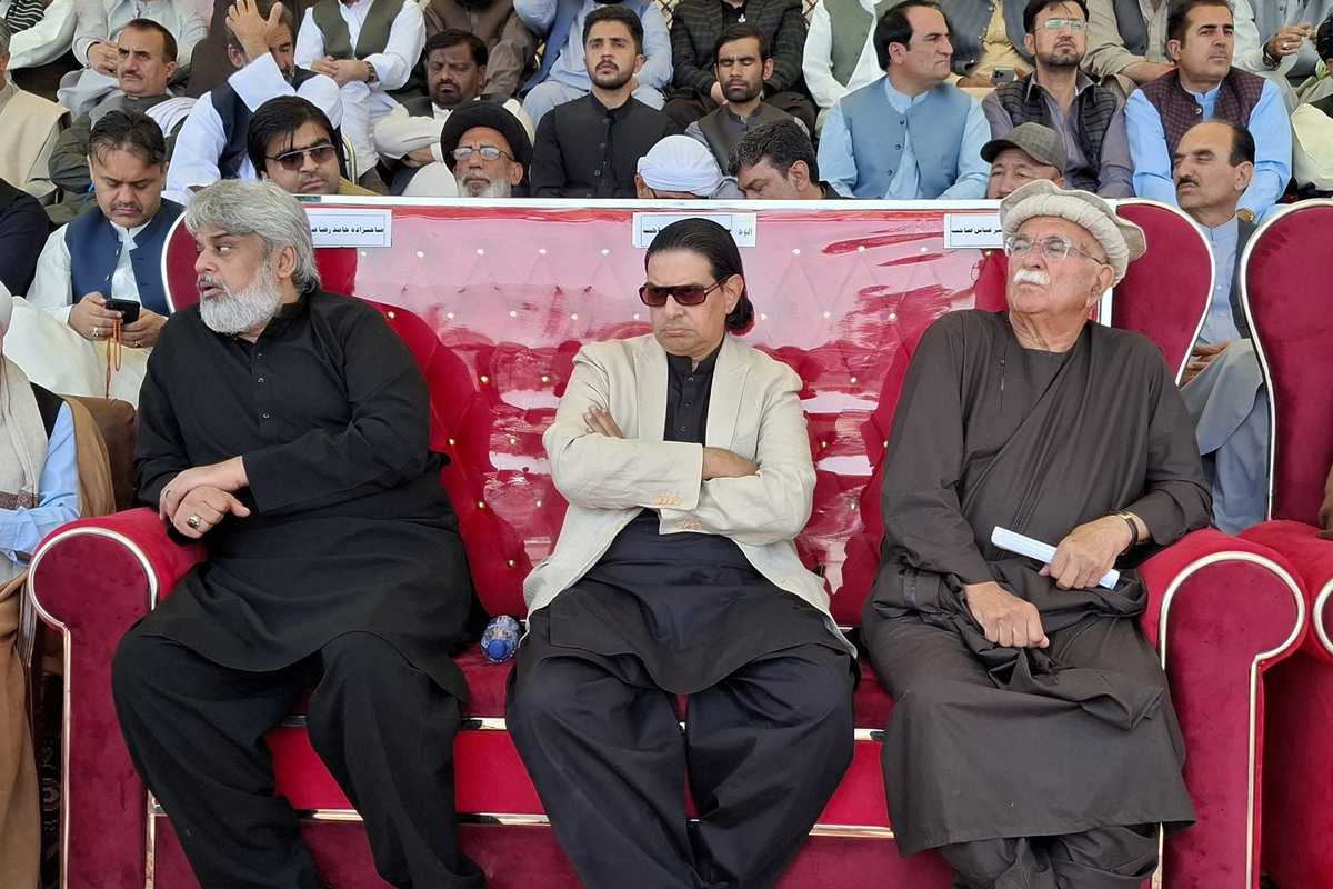 Pakistan’s opposition demands end to military’s political role in Balochistan rally