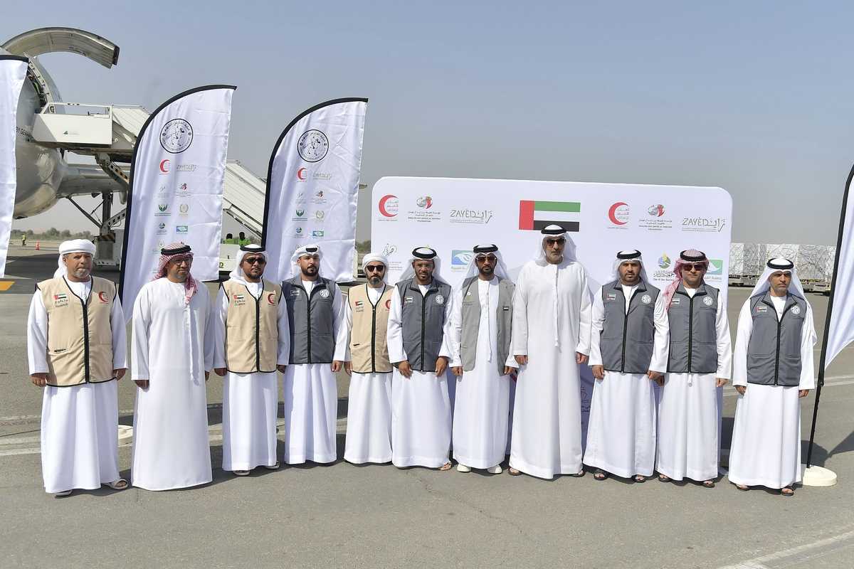 UAE sends 300 tons of aid for Gaza newborns